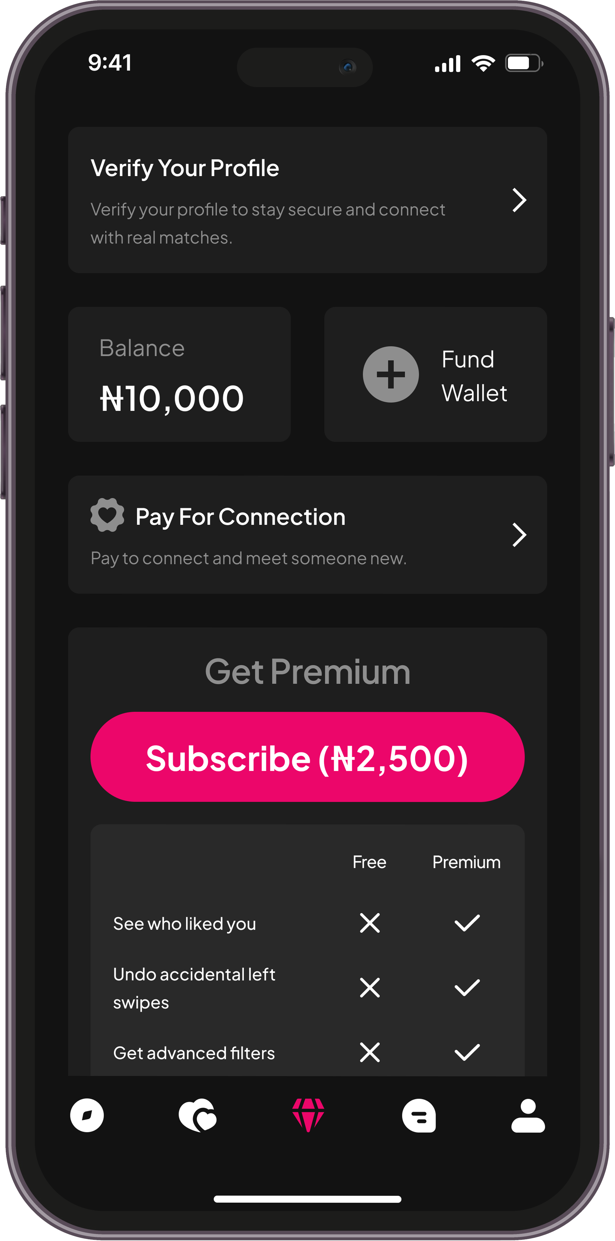 Qiimeet Premium App Preview